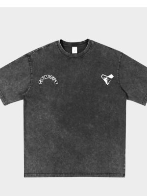 Oversized Gymrat pump cover Vintage Black T-shirt