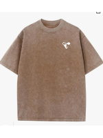 Oversized Gymrat pump cover Vintage Brown T-shirt