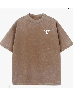 Oversized Gymrat pump cover Vintage Brown T-shirt