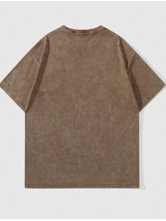 Oversized Gymrat pump cover Vintage Brown T-shirt